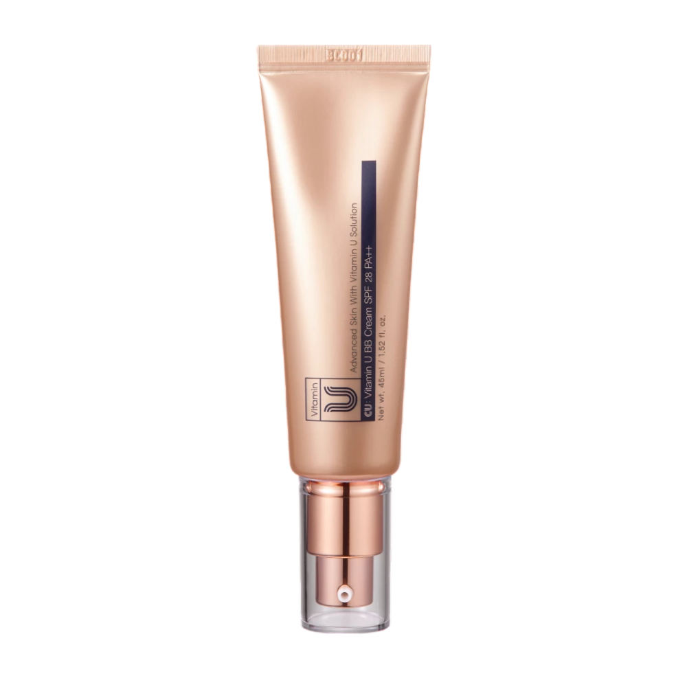 CU SKIN Vitamin U BB Cream SPF 28 PA++ 45ml - ВВ-крем потрійної дії з вітаміном U та пептидами CU SKIN Vitamin U BB Cream SPF 28 PA++ 45ml - ВВ-крем потрійної дії з вітаміном U та пептидами